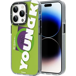 iPhone 13 Pro Max Uyumlu Kılıf Magsafe Şarj Özellikli Youngkit Binfen Serisi Yazı Temalı Kapak