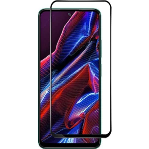 Xiaomi Poco X5 Pro Tam Kaplayan Çerçeveli Tempered Ekran Koruyucu - Siyah AL3276