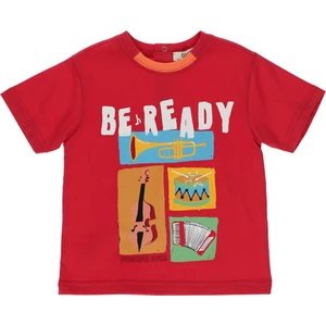Erkek Bebek Baskılı Kısa Kollu Tshirt