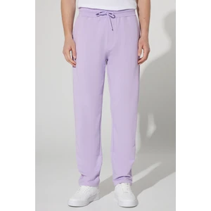 Altınyıldız Classics Unisex Lila Standart Fit Normal Kesim Cepli Pamuklu Esnek Eşofman Altı