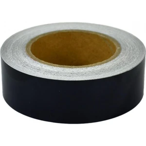 Temiz Pazar Parlak Siyah Bant Yapışkanlı Araç Çıta Direk Kaplama Folyosu  4 cm x 5 Metre