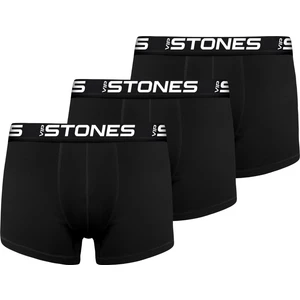 Vip Stones  Likralı 3'lü Erkek Boxer Premium Paket - Siyah