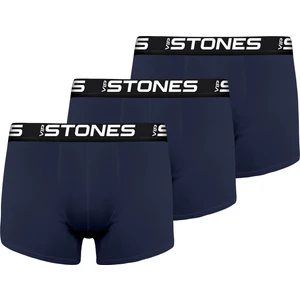 Vip Stones  Likralı 3'lü Erkek Boxer Premium Paket - Lacivert