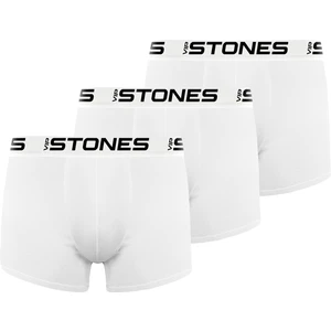 Vip Stones  Likralı 3'lü Erkek Boxer Premium Paket - Beyaz
