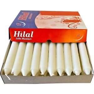 Hilal Beyaz Mum 20'li