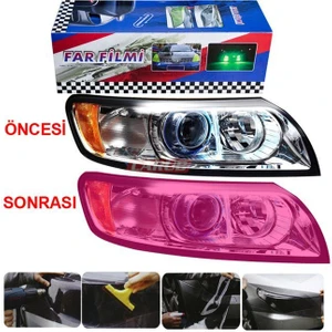 Temiz Pazar Pembe Far Stop Filmi 30 cm x 1 Metre