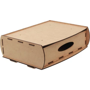 Gizli Çekmece Organizer Masa Altı Saklama Kabı Büyük Boy Yatay Demonte Mdf