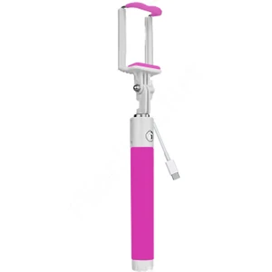 SR342 Type-C Girişli Katlanabilir Selfie Çubuğu Pembe