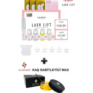 Le Petit Kirpik Lifting Seti, Lash Lift Full Set, Kaş&kirpik Perma Seti ve Kaş Şekillendirici,sabitleyici Wax
