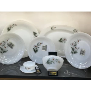 Arcopal Fransız Papatyalı 6 Kişilik Yemek Takımı