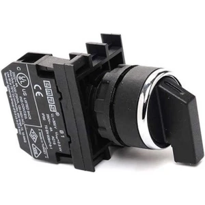 B101S31 B Serisi Plastik 2no (Iı-0-I) 60° Seçici Tek Dönüşlü 22 mm Buton