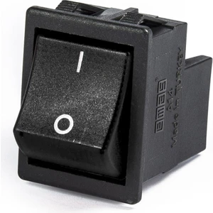 A14B1H10 30*22MM Siyah Gövde 2no Işıksız Terminalli 0-1 Baskılı Siyah A14 Serisi Anahtar