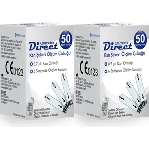 Direct Okmeter Okmeter  Ölçüm Çubuğu-Stribi 50'li 2 Adet - Toplam 100 Adet