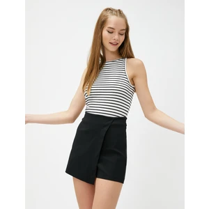 Basic Atlet Halter Yaka Viskon Karışımlı