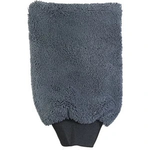 Oto Yıkama ve Cila Eldiveni Mikrofiber Gri