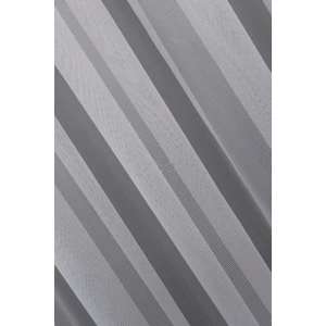 Evdepo Home Taç Gri Düz Renk, Ekstraforlu Pilesiz Tül Perde Tek Kanat - 100 x 200 cm