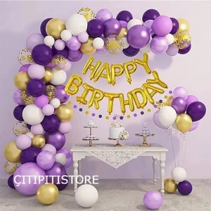 Çıtıpıtıstore Mor Balon Seti