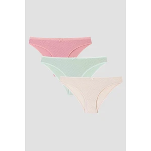 Moonbean Soft Renkli 3lü Slip Külot