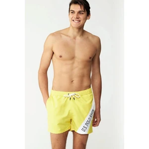 U.S. Polo Assn. 23001 Sarı Cepli Orta Boy Erkek Deniz Şortu