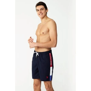 U.S. Polo Assn. 23005 Lacivert Cepli Uzun Erkek Deniz Şortu