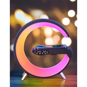 Akıllı Masa Lambası Kablosuz Şarj Lambası Bluetooth Hoparlör Müzik Kısılabilir Gece Lambası