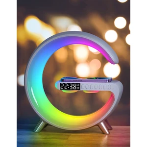 Akıllı Masa Lambası Kablosuz Şarj Lambası Bluetooth Hoparlör Müzik Kısılabilir Gece Lambası
