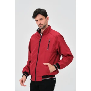 Marjinal City Bordo Içi Gömlek Astarlı Su ve Rüzgar Geçirmez Mevsimlik Erkek Mont