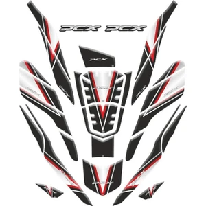 Motorcu Aziz Aslan Honda Pcx 2021-2023 Uyumlu  Tank Pad Seti 003