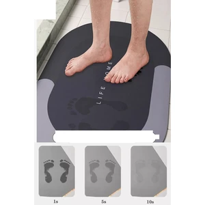 Melek Store  Sihirli Su Emici Kaydırmaz Banyo Paspası Banyo Ayak Matı