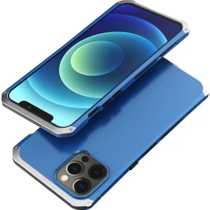 Xstep Case Xstepcase Apple iPhone 12/12 Pro 6.1 Inç 3 Parçalı Tasarım Sert Pc Arka Metal Çerçeve Telefon Kasası Şok Geçirmez Koruma Kapağı Için Eleman Kutusu (Yurt Dışından)