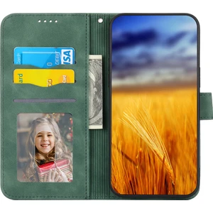 Xstep Case Xstepcase Dierfeng Df-03 Apple iPhone 13 Mini 5.4 Inç Için Damla Geçirmez Telefon Kasası, Stand Cüzdan Pu Deri Çizgileri Baskılı Cep Telefonu Kapağı (Yurt Dışından)