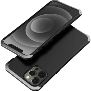 Xstep Case Xstepcase Apple iPhone 12/12 Pro 6.1 Inç 3 Parçalı Tasarım Sert Pc Arka Metal Çerçeve Telefon Kasası Şok Geçirmez Koruma Kapağı Için Eleman Kutusu (Yurt Dışından)