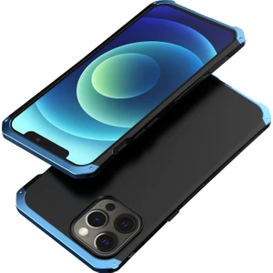 Xstep Case Xstepcase Apple iPhone 12/12 Pro 6.1 Inç 3 Parçalı Tasarım Sert Pc Arka Metal Çerçeve Telefon Kasası Şok Geçirmez Koruma Kapağı Için Eleman Kutusu (Yurt Dışından)