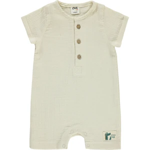 Civil Baby Erkek Bebek Patiksiz Tulum 6-18 Ay Bej