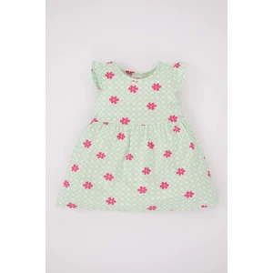 Kız Bebek Desenli Kolsuz Elbise A0136A523SM