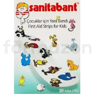 Sanitabant Bandı 20'li - Desenli Çocuklar Için