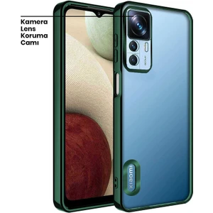 Xiaomi Mi 12T Pro Kılıf Zebana Glint Silikon Kılıf Yeşil