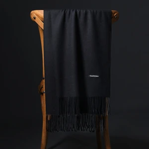 Sonbahar Kış Düz Renk Eşarp Şal Çift Amaçlı Sıcak Uzun Kalın (Yurt Dışından)