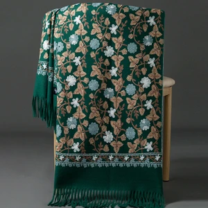 El Işlemeli Çok Şık Şal ve Atkı (Yurt Dışından)