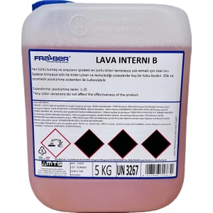 Lava Interni B Genel Amaçlı Detaylı Araç Temizleyici (1:25 Konsantre) - 5 kg