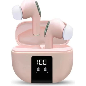 Happy World Shopping J68 Su Geçirmez Kulaklık Bluetooth 5.2 Kulakiçi Kablosuz Dokunmatik Kullanım LED Ekran Mic ile Stereo Ses Kulaklıklar (Yurt Dışından)