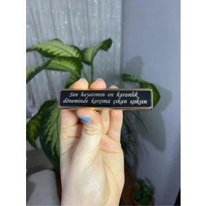 Usb'li Isme Özel Elektronik Şarjlı Çakmak