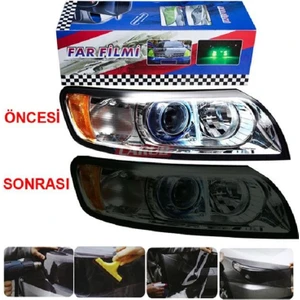 Temiz Pazar  Far-Stop Filmi 30 cm x 1 M Mat Siyah