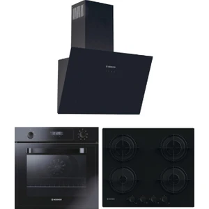 Siyah Cam Ultra Ankastre Set (HDG6C1GBTK+ HVW6MBB+ HOT3051BI)