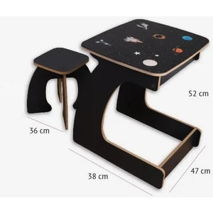 Eq Deco Space Aktivite Masası ve Tabure