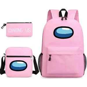 Among Us Üç Parça Sırt Çantası (Yurt Dışından)