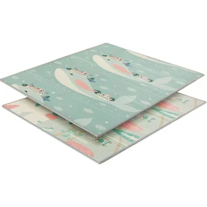 Three Meters Summer Bebek Oyun Pedi Katlanabilir Bant Sarma Kalınlaşmış Bebek Sürünen Ped Ev Oturma Odası Çocuk Köpük Paspas (Yurt Dışından)