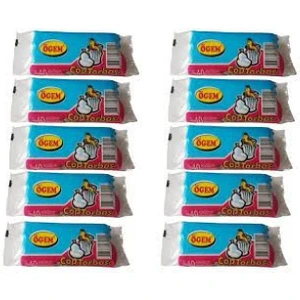 Küçük Boy Çöp Torbası 40x50 cm 40 Lı Rulo x 10 Paket = 400 Adet