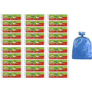 J-250 Jumbo Boy Çöp Torbası 80x110 cm 10'lu Rulo x 30 Paket = 300 Adet Mavi