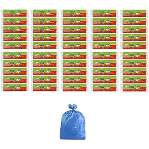 J-250 Jumbo Boy Çöp Torbası 80x110 cm 10'lu Rulo x 50 Paket = 500 Adet